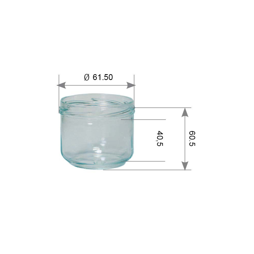 Pots Verre Standard 130Ml Bague Protégée (x12)