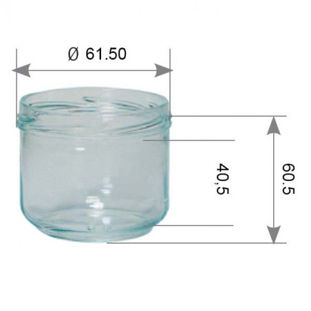 Pots Bague Protégée 130Ml 160G Bague Protégée (x24)