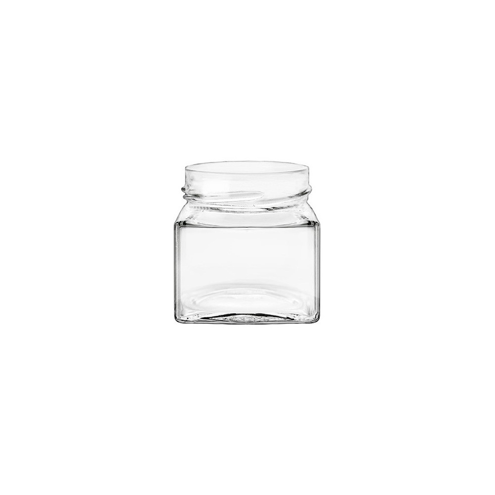 Pots Verre Carré DWO 212Ml 250G (x24) Pots Verre Carré DWO 212Ml 250G (x24)