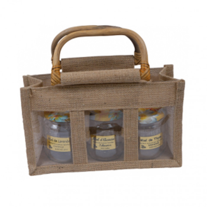 Panier Toile Jute 3x500 Gr