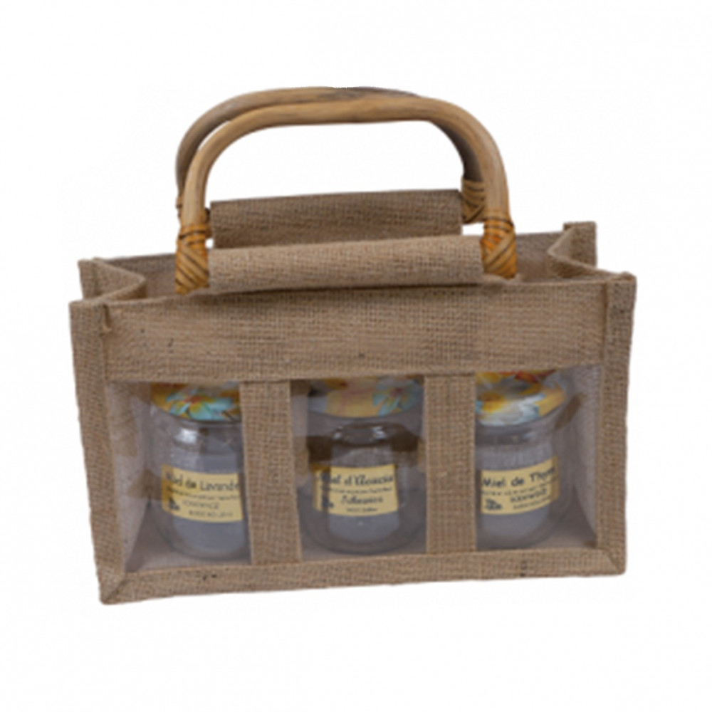 Panier Toile Jute 3x500 Gr