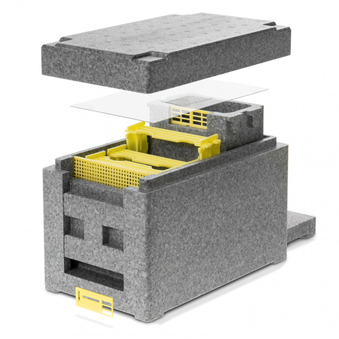 Apidéa Gris Avec Nourrisseur Amovible