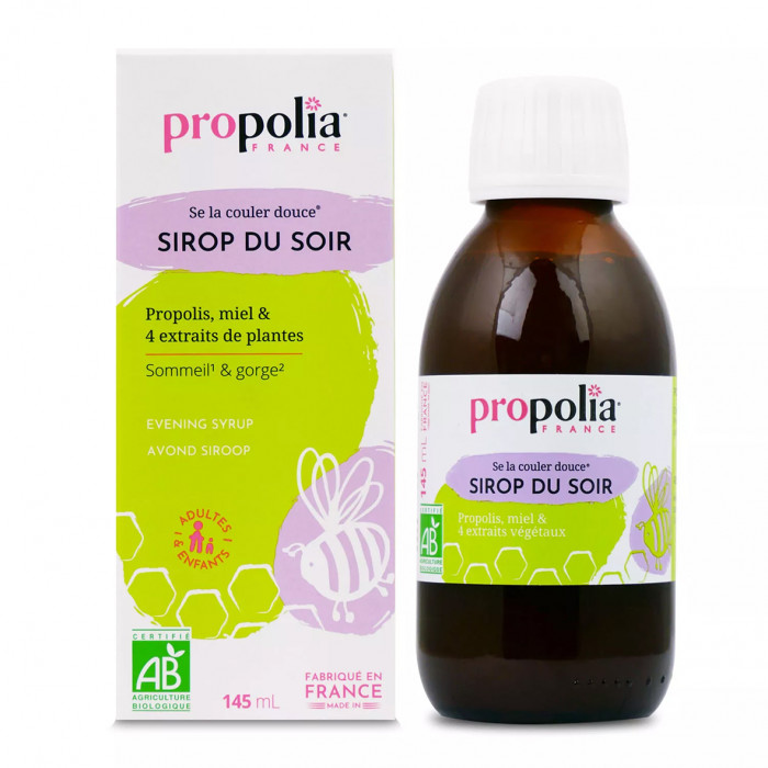 Sirop Du Soir Propolis & Plantes Bio 145Ml