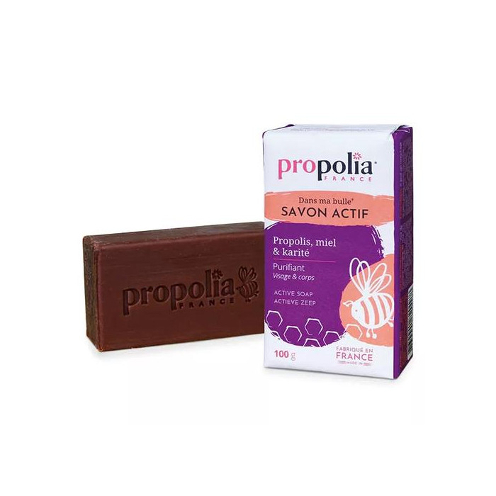 Savon Actif Propolis/Miel 100Gr Bio