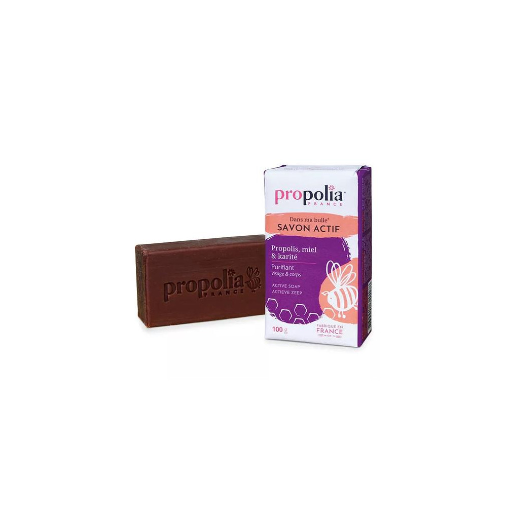 Savon Actif Propolis/Miel 100Gr Bio