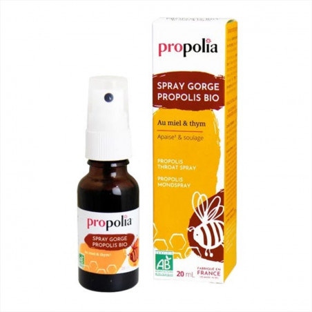 Spray Gorge Apaisant Thym/Propolis 20Ml Bio