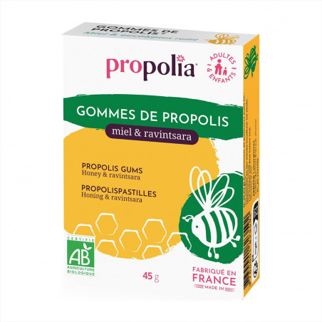 Gommes Propolis Miel & Ravintsara Bio