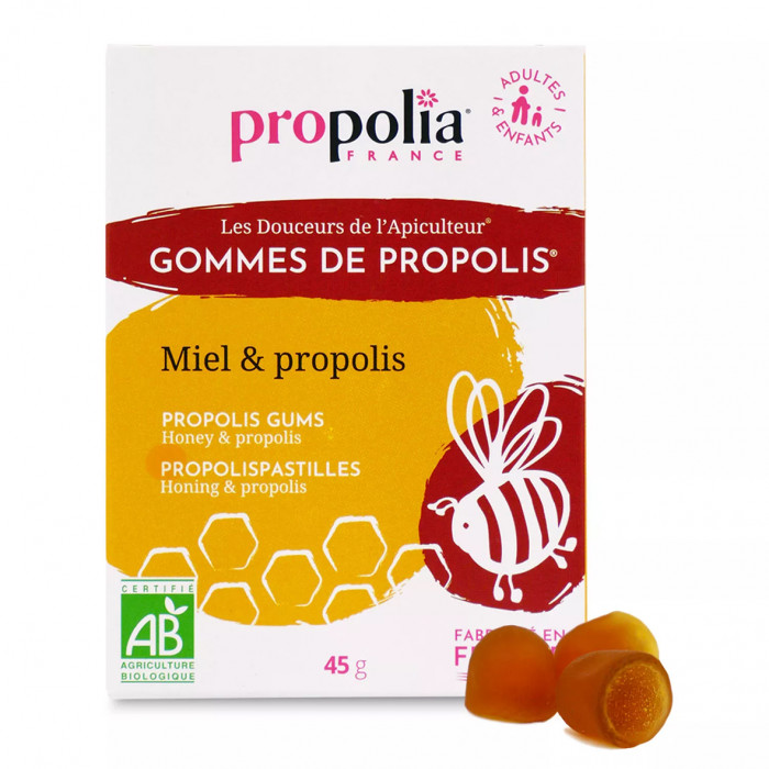 Gommes Propolis & Miel Bio