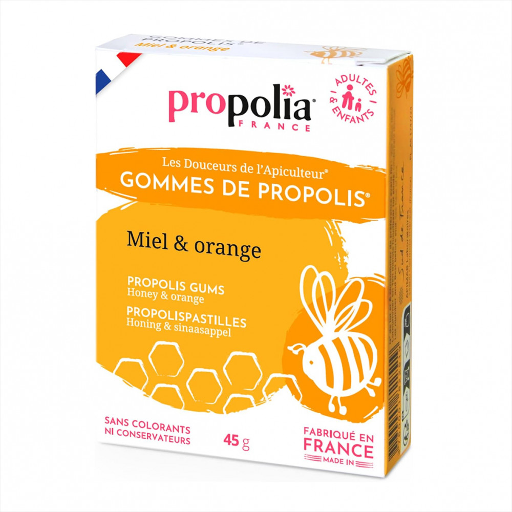 Gommes Propolis Miel Orange