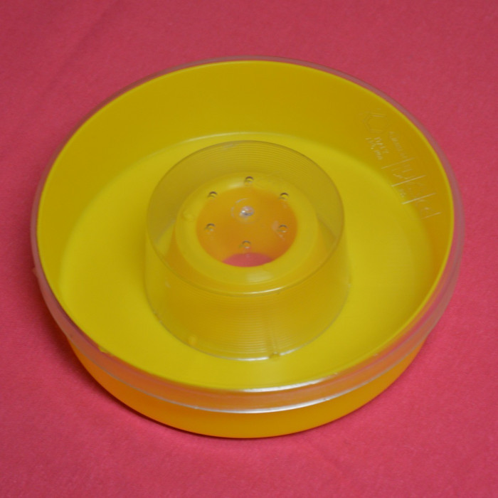 Nourrisseur Rond Jaune 1,5 Kg