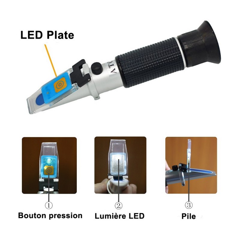 OBIONE : Réfractomètre optique LED spécifique colostrum veau